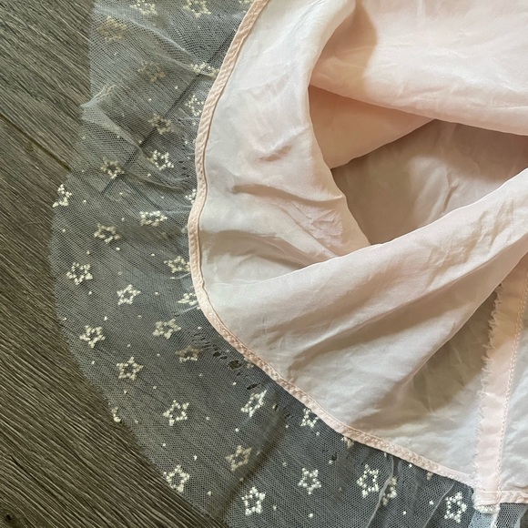 Vintage 1940’s-1950’s Dainty Maid Sheer & Light Pink Star Print Slip Night Gown - Picture 15 of 17